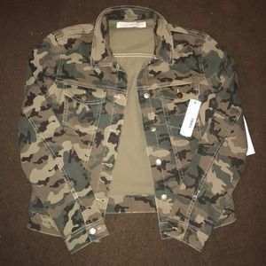 Camo Denim Jacket—M